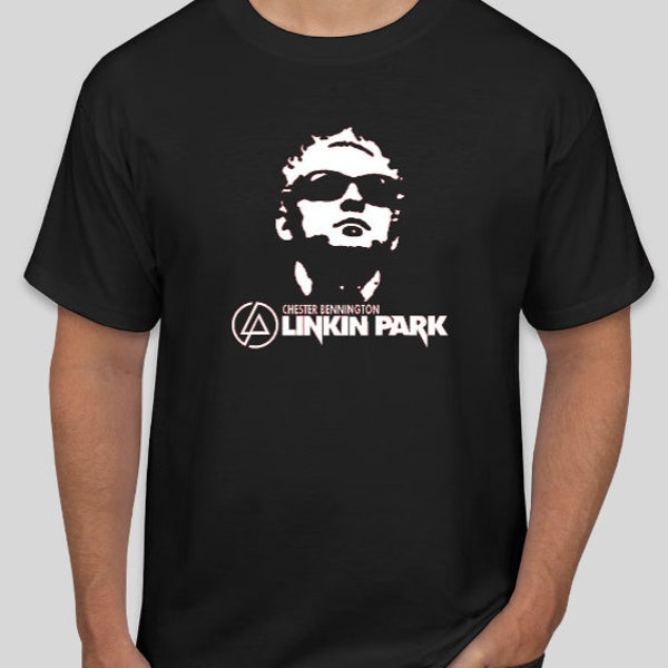New LINKIN PARK Chester Bennington Custom Vinyl t-shirt  S,M,L,XL,2XL Adult Unisex