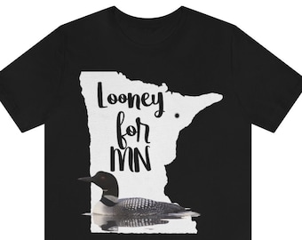 Minnesota Shirt, Minnesota State T-Shirt, Minnesota Loon Gift, Minnesota Apparel, Gift for Loon Lover, Minnesota Travel Gifts, Minnesota Tee