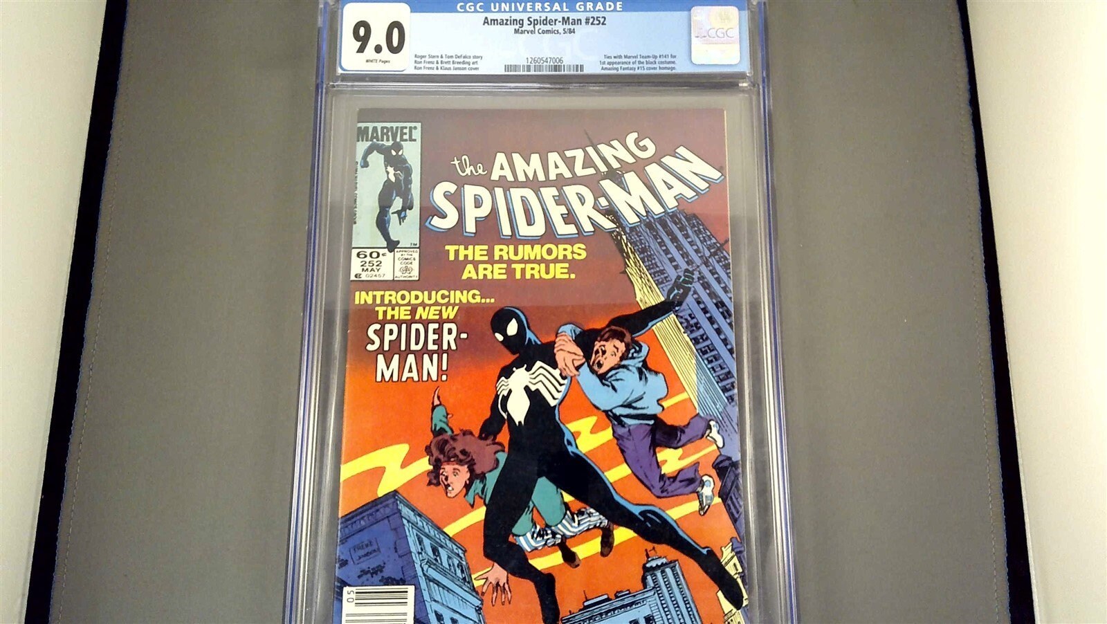 Web Of Spider-Man #39 CGC Graded 9.0 Marvel June 1988 White Pages Comic  Book.