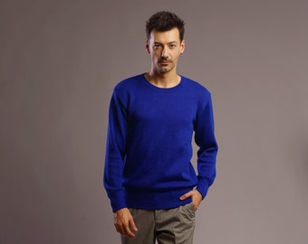 100% alpaca sweater for men