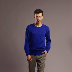 100% alpaca sweater for men
