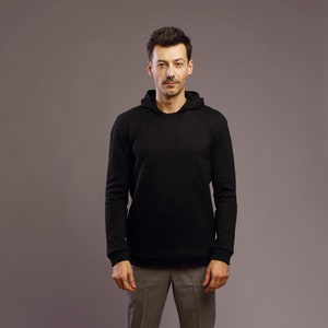 Alpaca hoodie, men image 1