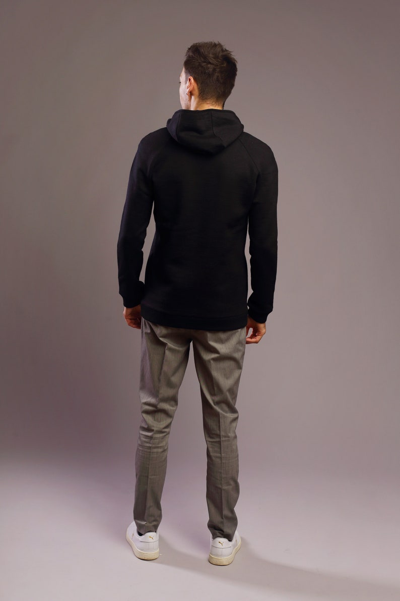 Alpaca hoodie, men image 2