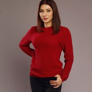 100% alpaca sweater for women, lightweight image 6