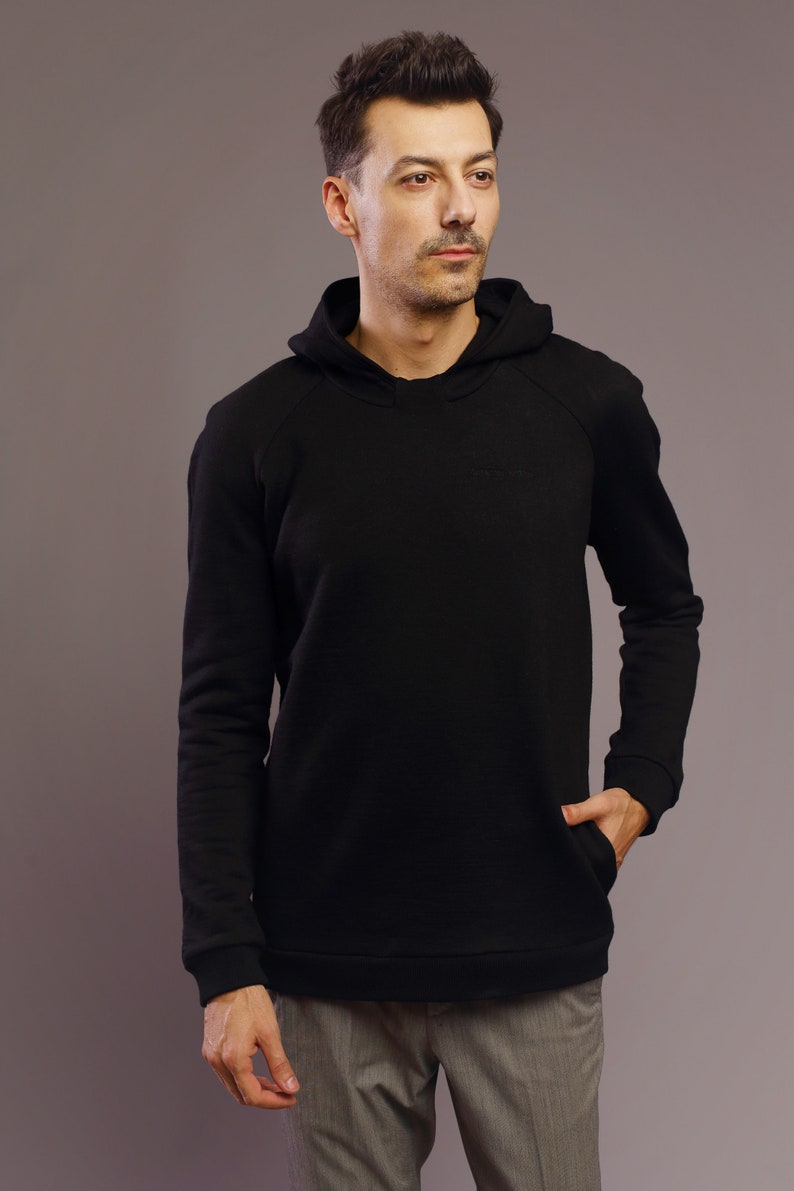 Alpaca hoodie, men image 3