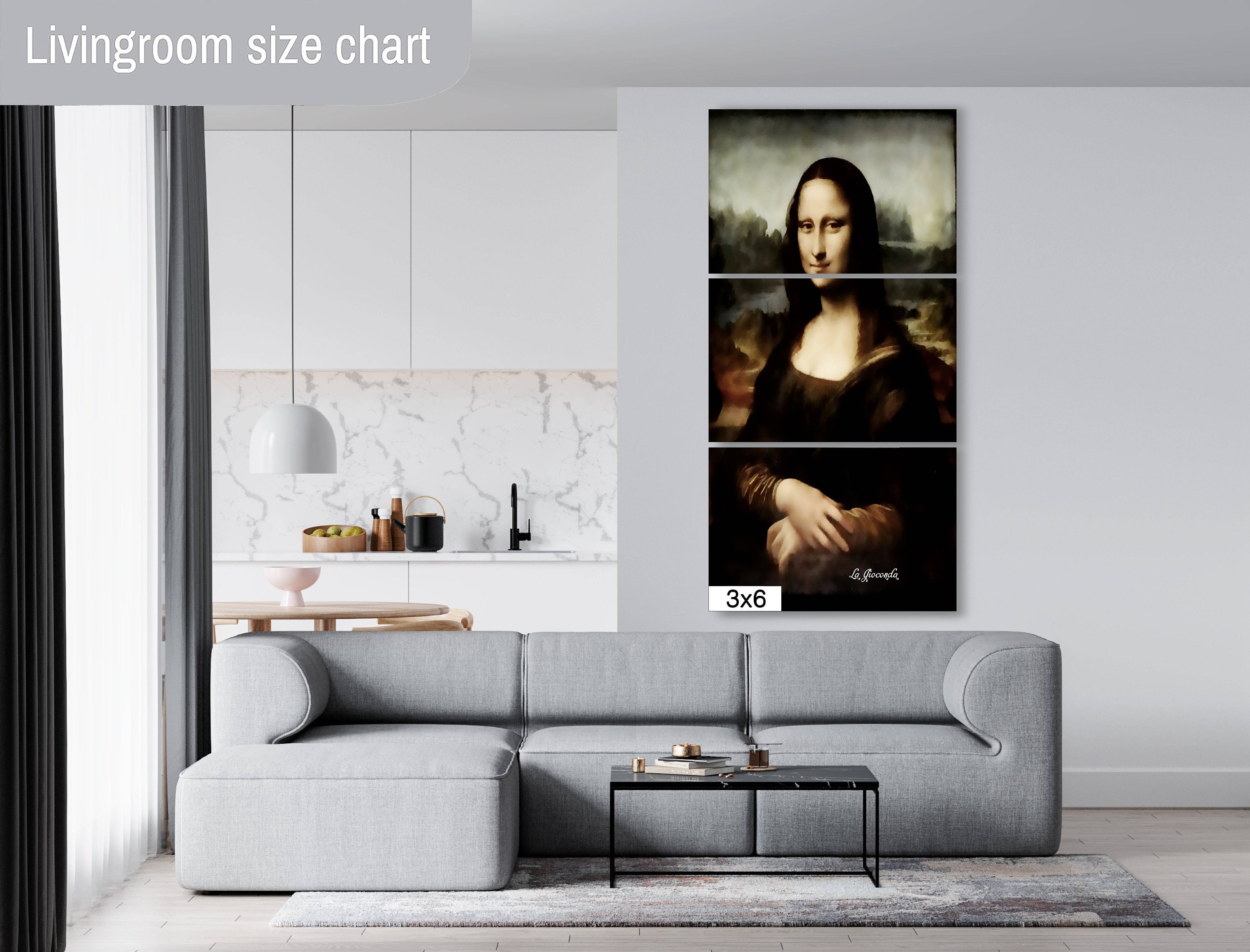 3D-Gemälde Da Vinci - Die Mona Lisa | Material