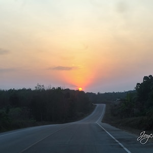 Sunrise Liberia West Africa Country Side