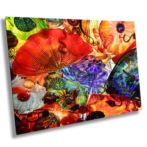 Chihuly Glass Ceiling Sculpture - Colorful Hand Blown Art