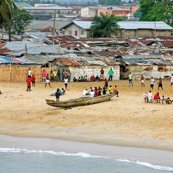 Soccer Players West Point Liberia Africa