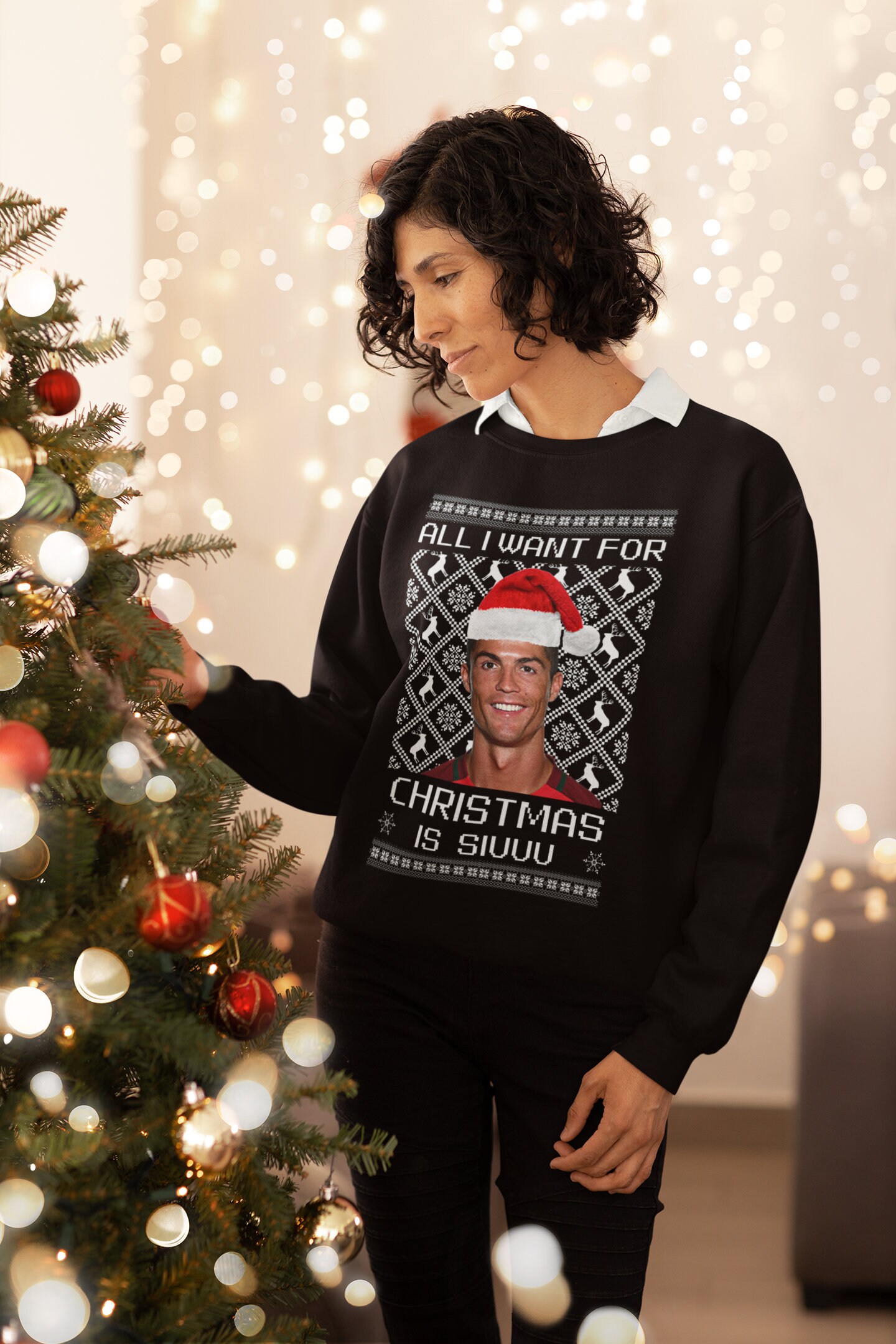 Funny Cristiano Ronaldo Christmas T Shirt