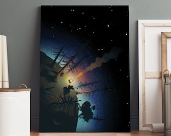 Outer Wilds Poster | Rolled Canvas Print | Gaming Room Gift #2