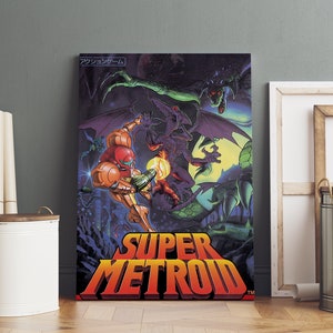 Metroid Prime Poster | Leinwanddruck gerollt | Spielzimmer Geschenk #2
