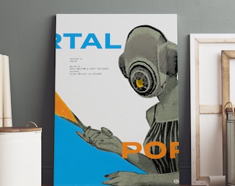 Portal Poster | Rolled Canvas Print | Gaming Room Gift