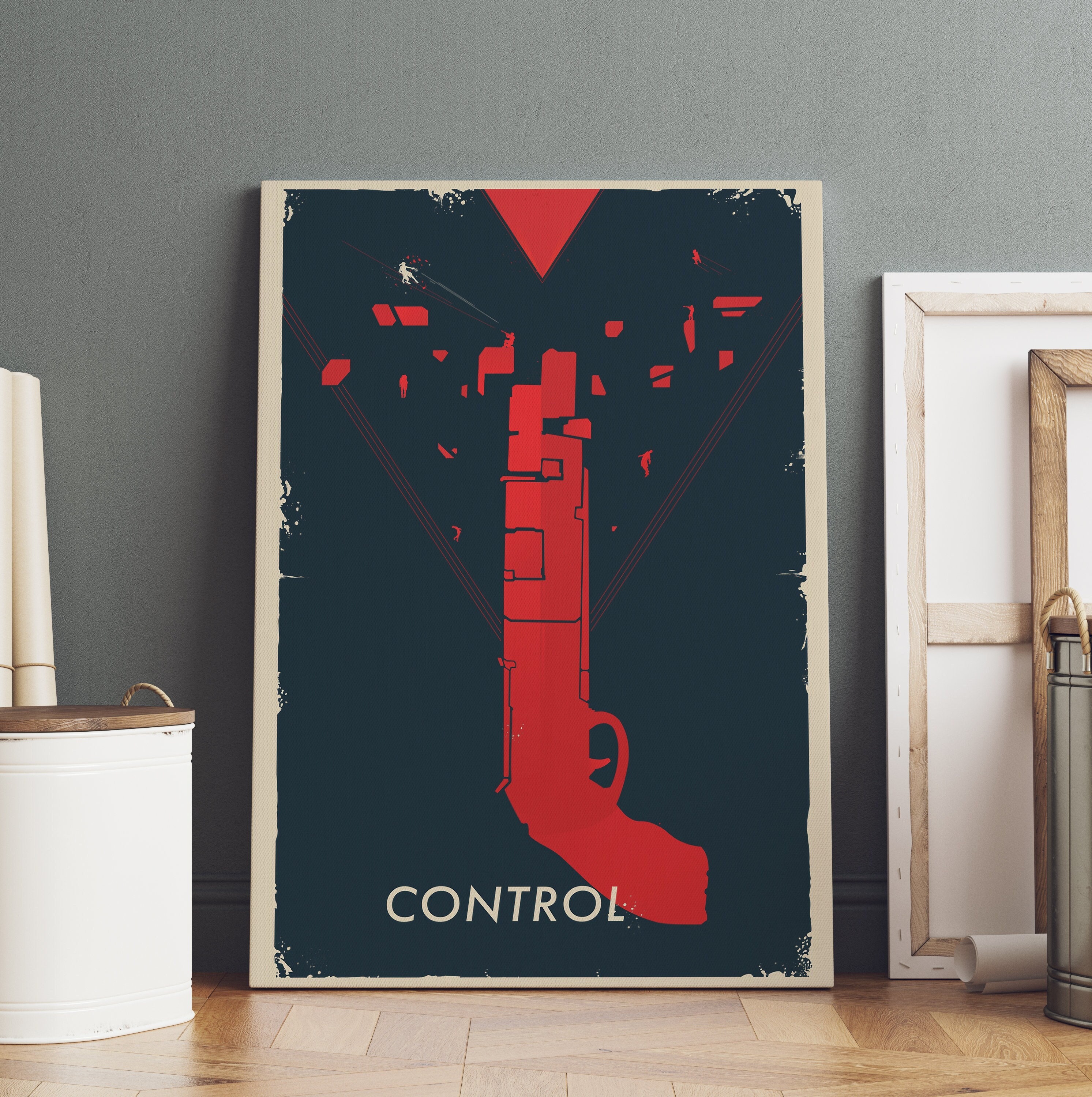 2021 CONTROL Framed Print Ad/Poster PS4 Xbox One Remedy Art Max