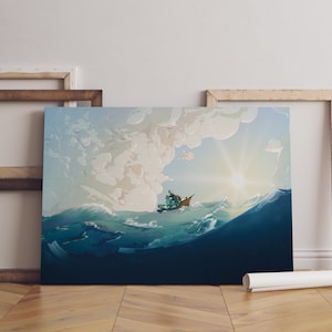 Spiritfarer Poster | Rolled Canvas Print | Gaming Room Gift #1