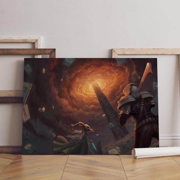 Slay the Spire Poster | Rolled Canvas Print | Gaming Room Gift