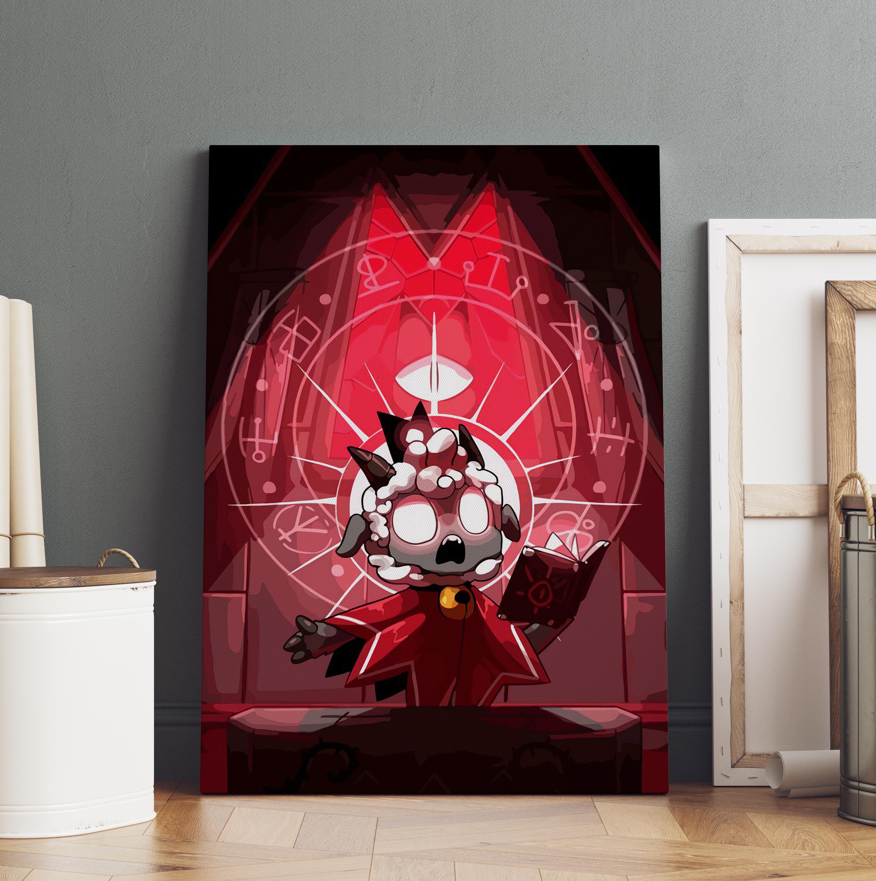 Cult of the Lamb Poster | Rolled Canvas Print | Gaming Room Gift