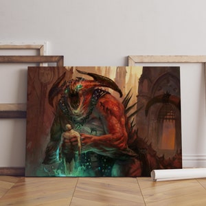 Magic: The Gathering Poster | Leinwanddruck gerollt | Spielzimmer Geschenk