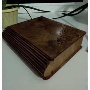 Laser Cut Wooden Book Box Instant Download Vector Files Cdr Dxf Svg Ai Eps Pdf
