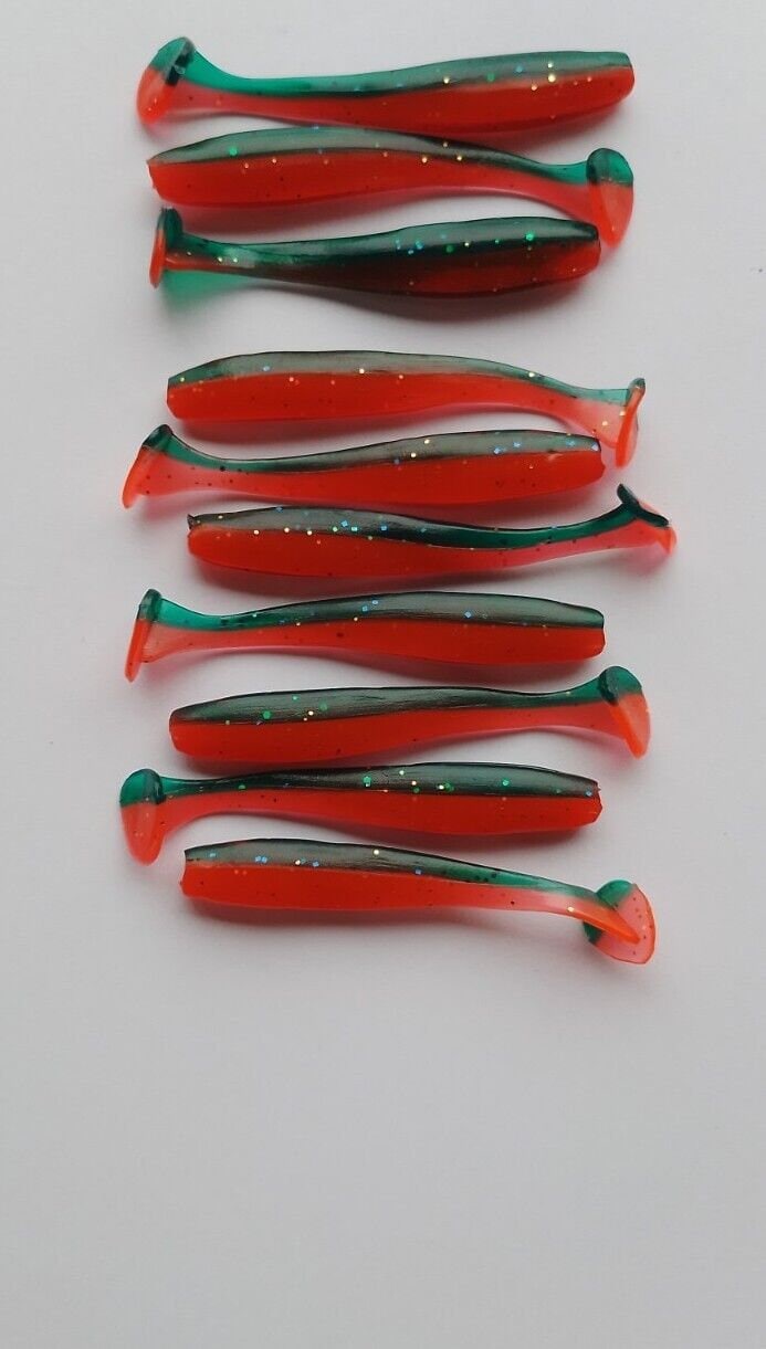 Vintage Manns Approved Rubber Worms 20 Pack of 6 Worms From 1980s. 