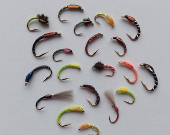 Trout Buzzer Fly Selection. 20 Quality hand tied buzzers