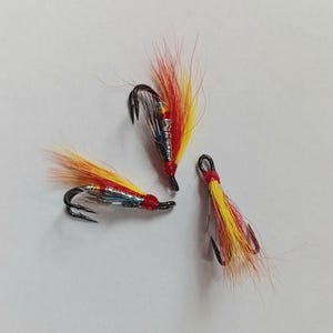 Silver Doctor Salmon Flies- Pack of 3. Select Size