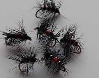 Pack of 6 Bibio Fishing Fly Size 14