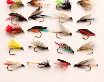 Trout Nassfliege-Auswahl - 20 hochwertige Forellenfliegen