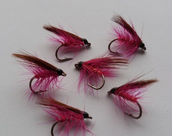Pack of 6 Dark Mackeral Fishing Fly Size 10