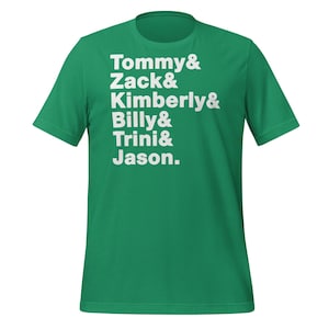 Mighty Morphin Power Rangers Ampersand Unisex Graphic Tee