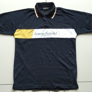 Benetton Formula One Team T-shirt Pull Over 80s 90s Long Sleeve Big Logo