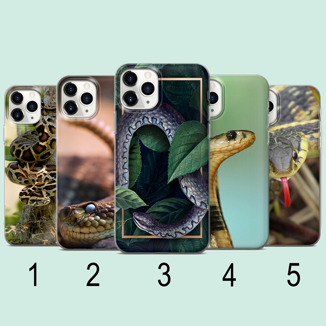 Cute Snake Phone Case, Reptile Cover, Python, Birthday Gift, Compatible ...