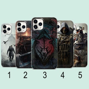 Vikings Runes Phone case, Norse Mythology, Odin, Thor, Valkyrie, Fenrir, Compatible Cases for iPhone, Samsung, Xiaomi And More, L447