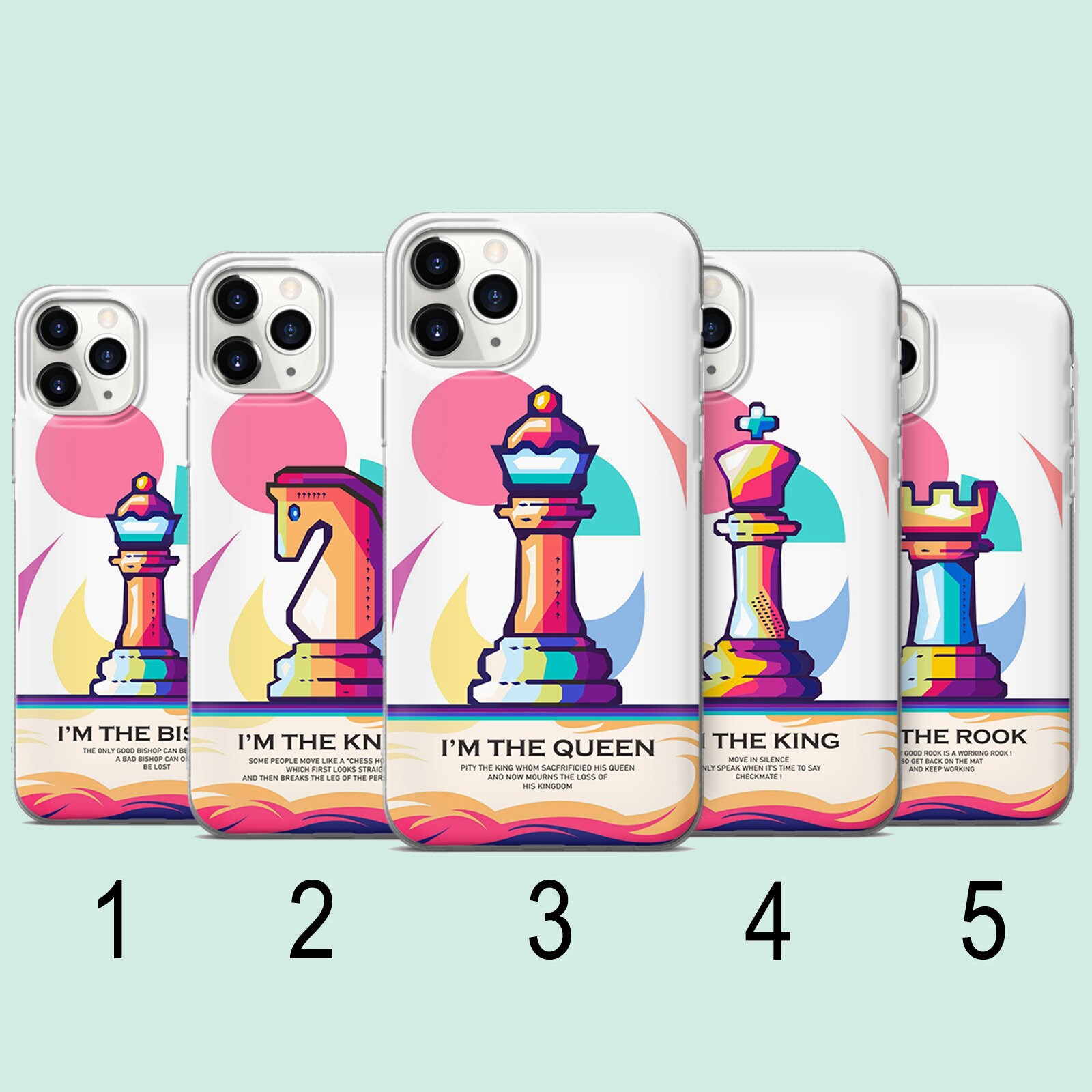  iPhone 12 mini I'm thinking, Chess Pieces, Chess Player, Chess  Lover Art Case : Cell Phones & Accessories