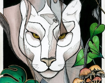 Impression artistique fumée