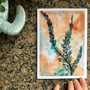 Blank Notecard - Lupine