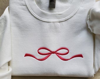 Sudadera con lazo bordado, regalo personalizado
