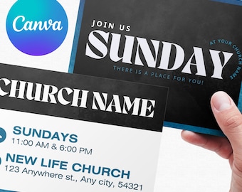 Church Invite Card, Church Flyer