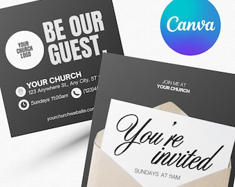 Church Invite Card, Church Flyer