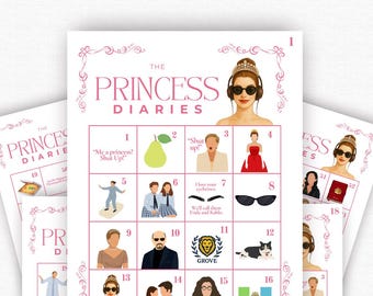 Prinsessans dagböcker Bingo