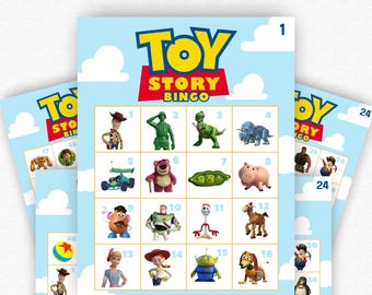 Toy Story Bingo | 30 Bingokort