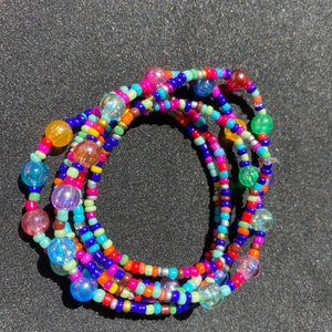 Baya - cadena del vientre - cadena de la cintura - seguimiento de pérdida de peso de cuentas - cadena de cintura Baya bine bine