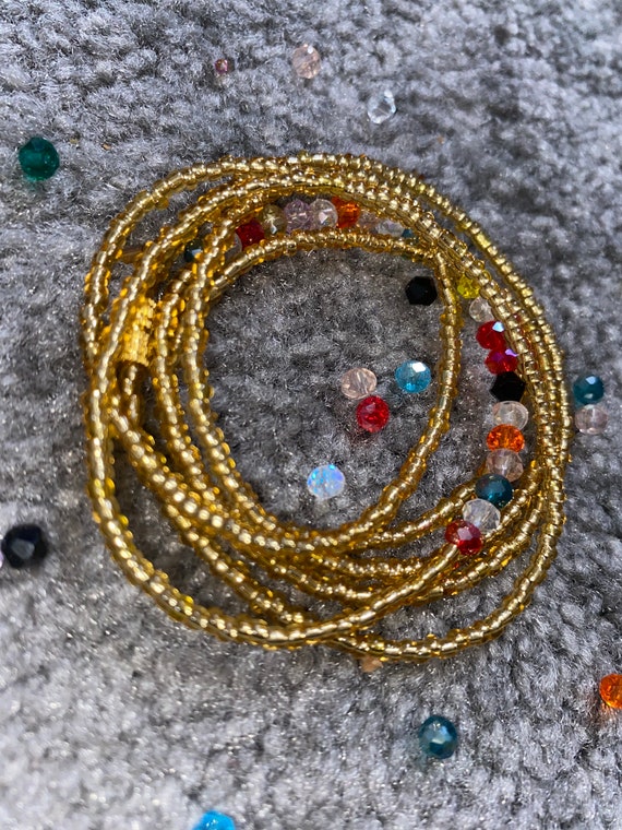 Perle De Ventre Neerem - Bijoux De Hanche Taille Rouge, Perles Ethniques