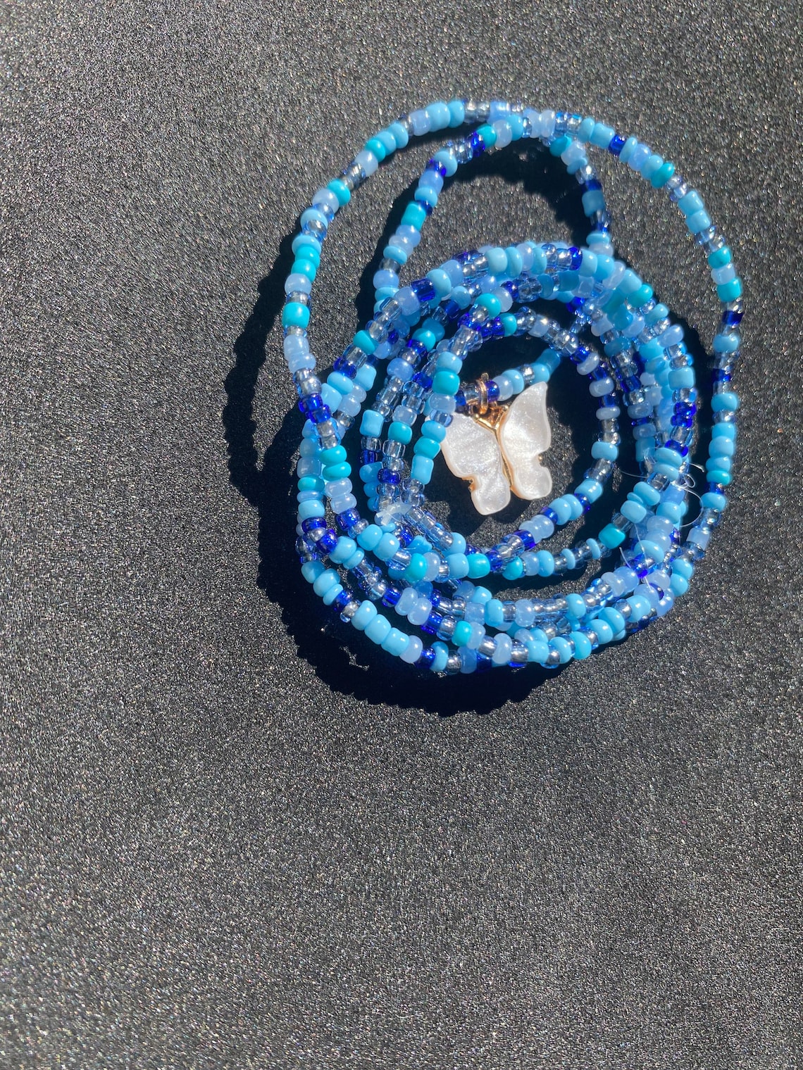Chaîne De Taille Africaine Faite Main - Longueur Réglable Avec Perles - Accessoire Plage Et Fête Pour Femmes Et Filles #811