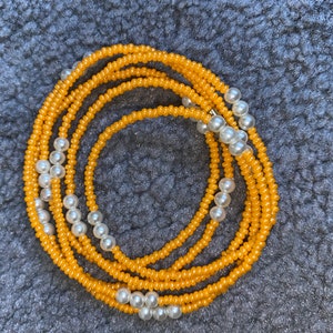 Baya - bine bine - African waist chain - pearl tracking weight loss - belly jewelry - Belly chain - the art of seduction