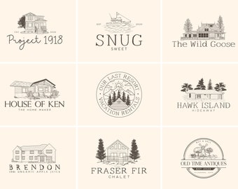 Logo-ontwerp, aangepast handgetekend logo, logo-ontwerp voor bedrijf, luxe logo-ontwerp, uniek logo-ontwerp, bedrijfslogo, logo boerderij