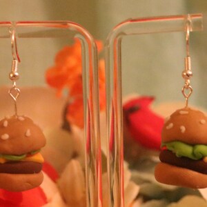 Hamburger Earrings