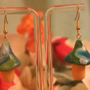 Mushroom Earrings