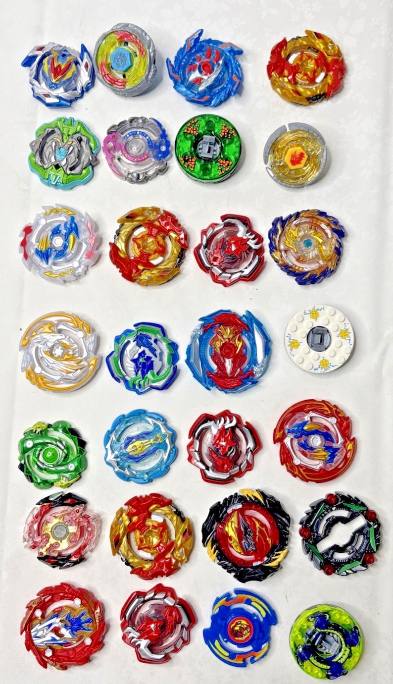 Lote de peonzas Beyblade Burst – Hasbro Takara Mix Achilles Spryzen Valkyrie Luin imagen 7