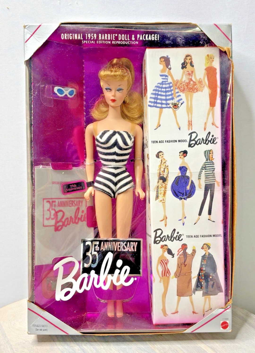 Blonde Barbie Doll 35th Anniversary Special Edition - Etsy